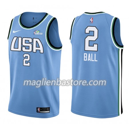 Maglia NBA Los Angeles Lakers Lonzo Ball 2 Nike 2019 Rising Star Swingman - Uomo
